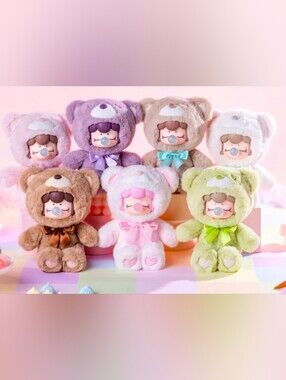 Rolife NANCI Plush Box Colorful Cutie Bear Series. TARO.